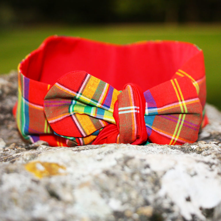 Bandeau à Nouer En Velours Rouge LES CHOU CHOU GIRL'S - Taille Unique